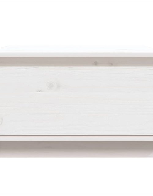 Загрузите изображение в средство просмотра галереи, Măsuţă de cafea, alb, 55x56x32 cm, lemn masiv de pin Lando - Lando
