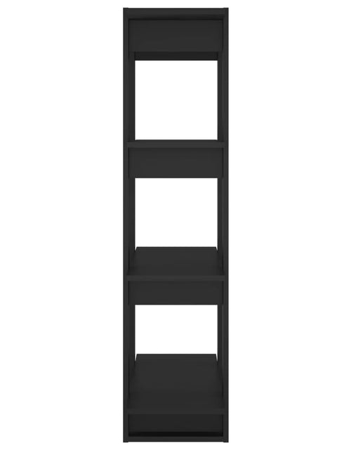 Загрузите изображение в средство просмотра галереи, Bibliotecă/Separator cameră, negru, 80x30x123,5 cm Lando - Lando
