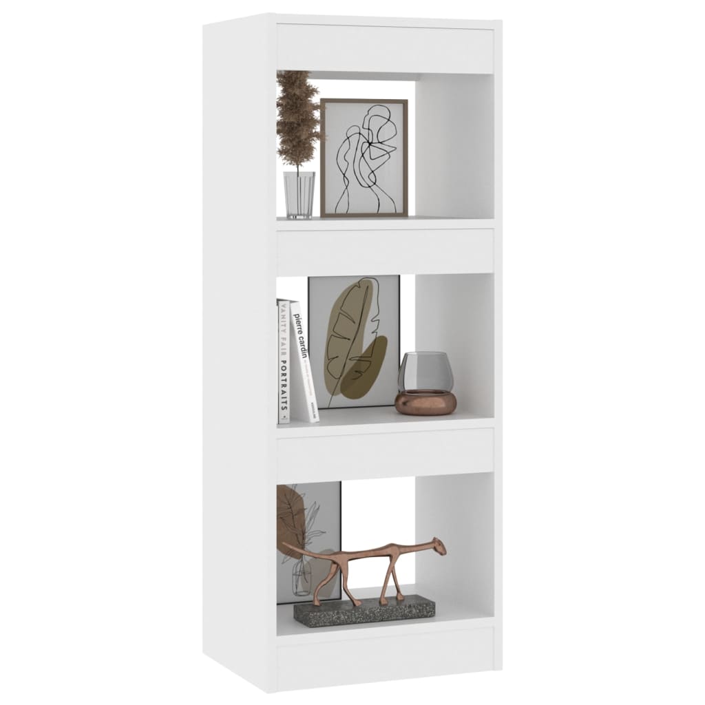 Bibliotecă/Separator cameră, alb, 40x30x103 cm, PAL Lando - Lando