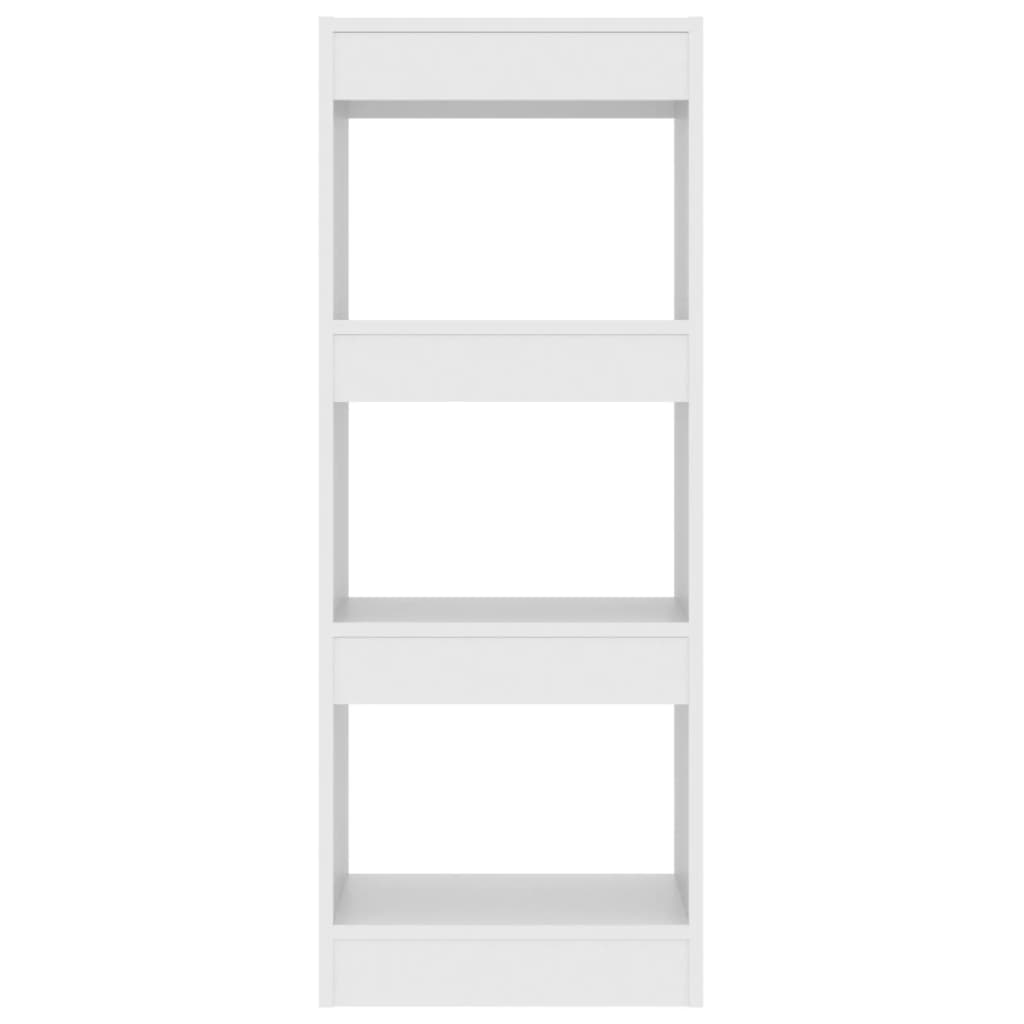 Bibliotecă/Separator cameră, alb, 40x30x103 cm, PAL Lando - Lando