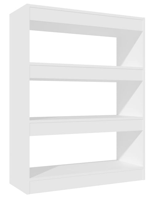 Загрузите изображение в средство просмотра галереи, Bibliotecă/Separator cameră, alb, 80x30x103 cm, lemn compozit Lando - Lando
