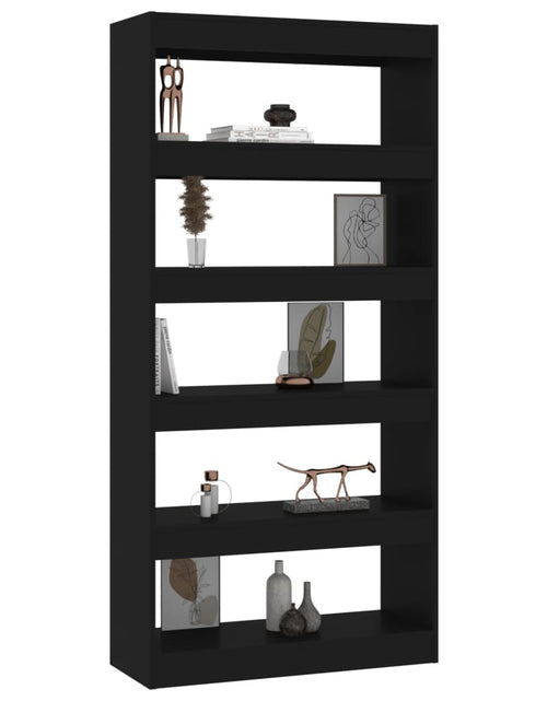 Загрузите изображение в средство просмотра галереи, Bibliotecă/Separator cameră, negru, 80x30x166 cm, PAL Lando - Lando

