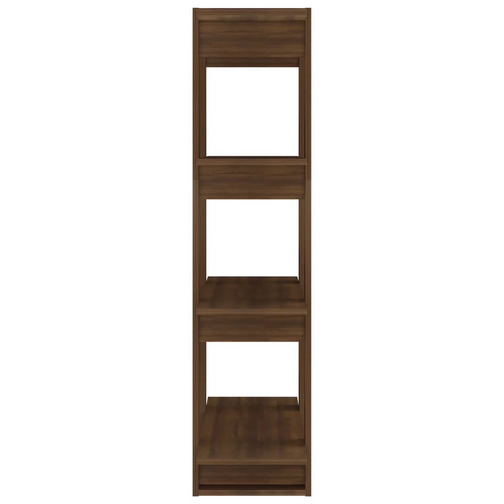 Bibliotecă/Separator cameră, stejar maro, 80x30x123,5 cm Lando - Lando