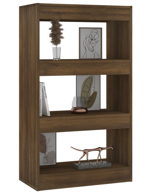 Загрузите изображение в средство просмотра галереи, 813604 Book Cabinet/Room Divider Brown Oak 60x30x103 cm Chipboard Lando - Lando
