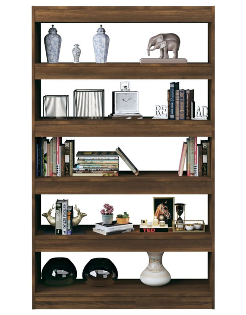 Încărcați imaginea în vizualizatorul Galerie, Bibliotecă/Separator cameră, stejar maro, 100x30x166 cm - Lando
