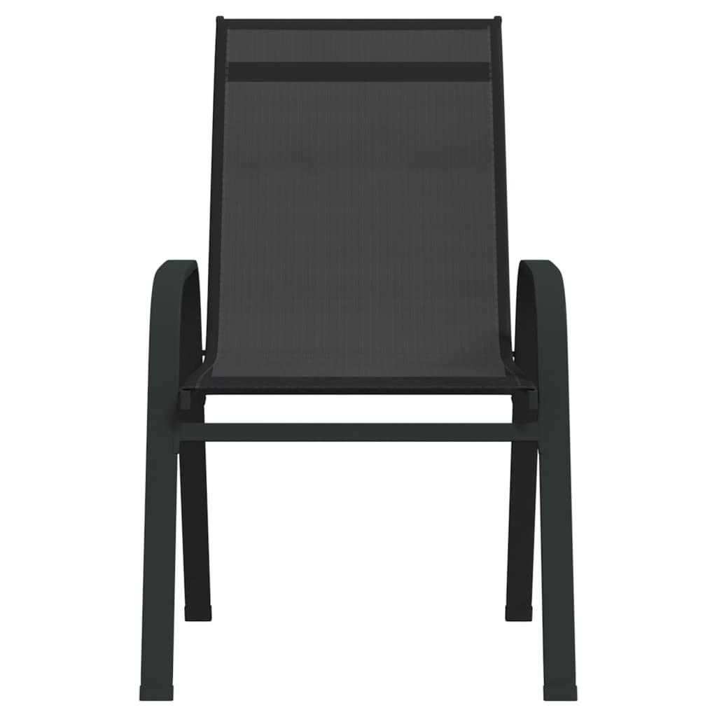 Set mobilier bistro de grădină, 3 piese, negru Lando - Lando