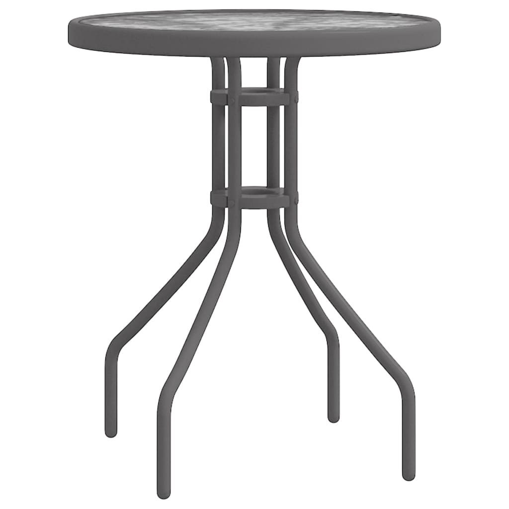 Set mobilier de bistro, 3 piese, gri Lando - Lando