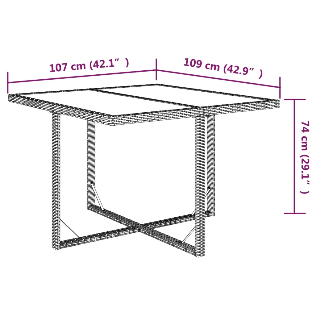 Set mobilier de grădină cu perne, 5 piese, negru, poliratan - Lando