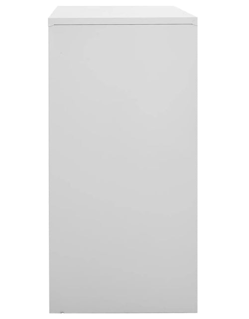 Încărcați imaginea în vizualizatorul Galerie, Dulapuri vestiar, 2 buc., gri deschis, 90x45x92,5 cm, oțel - Lando
