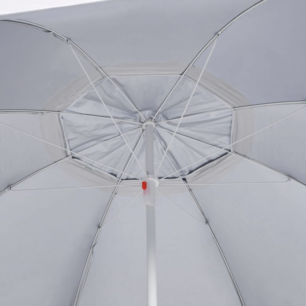 Umbrelă de plajă cu pereți laterali Antracit 215 cm Lando - Lando