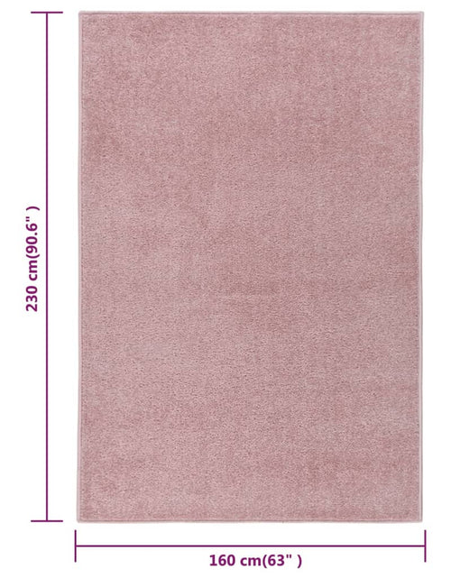 Încărcați imaginea în vizualizatorul Galerie, Covor cu fire scurte, roz, 160x230 cm Lando - Lando

