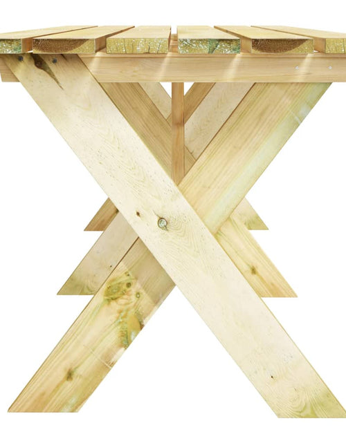 Загрузите изображение в средство просмотра галереи, Masă de grădină, 220x73x70 cm, lemn de pin tratat - Lando
