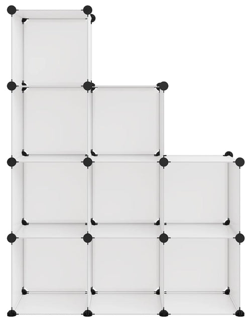 Загрузите изображение в средство просмотра галереи, Organizator cub de depozitare, 9 cuburi, transparent, PP Lando - Lando
