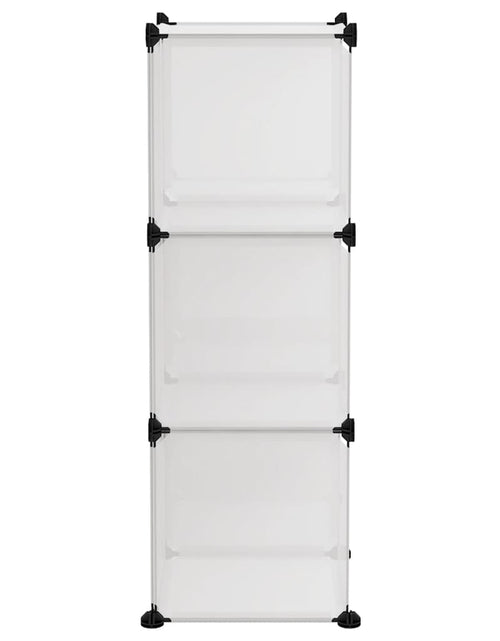 Încărcați imaginea în vizualizatorul Galerie, Organizator cub de depozitare, 6 cuburi, transparent, PP Lando - Lando
