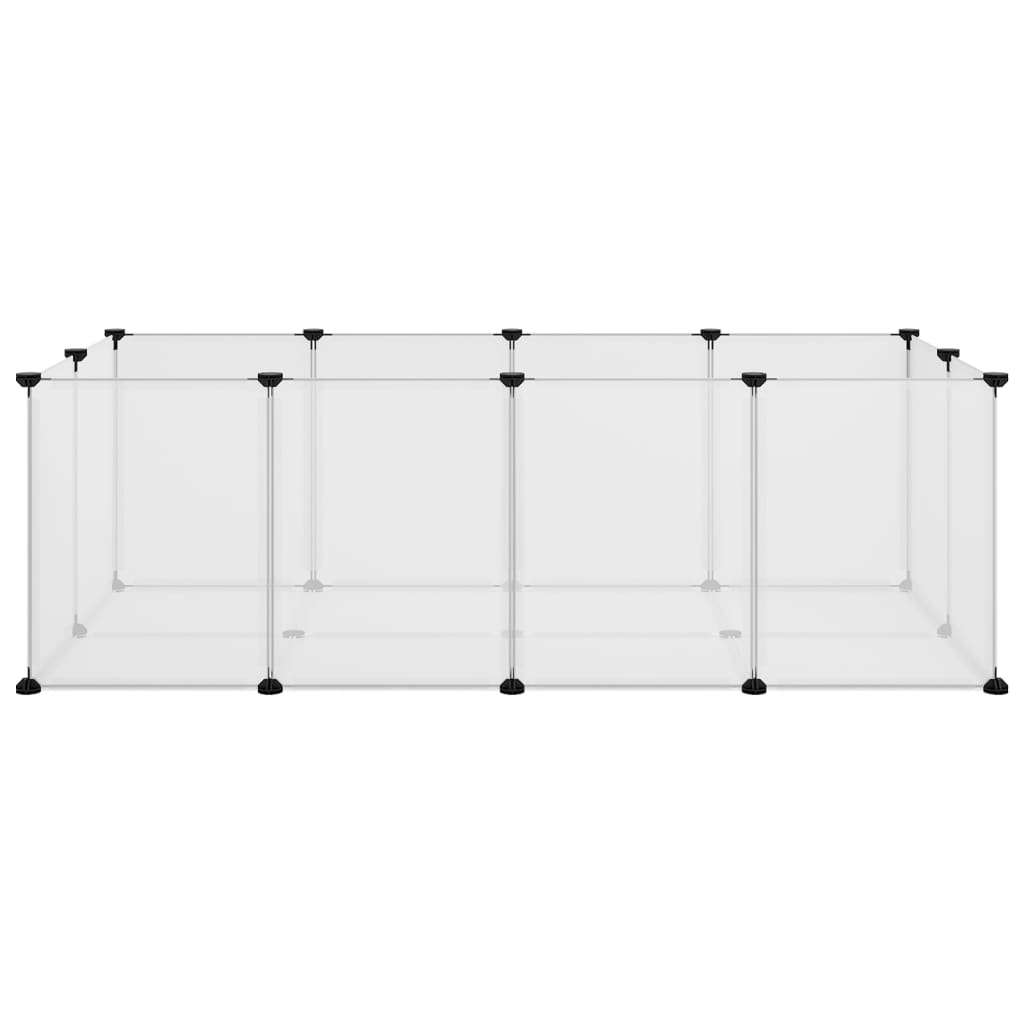 Cușcă pentru animale mici transparent 144x74x46,5 cm PP și oțel Lando - Lando