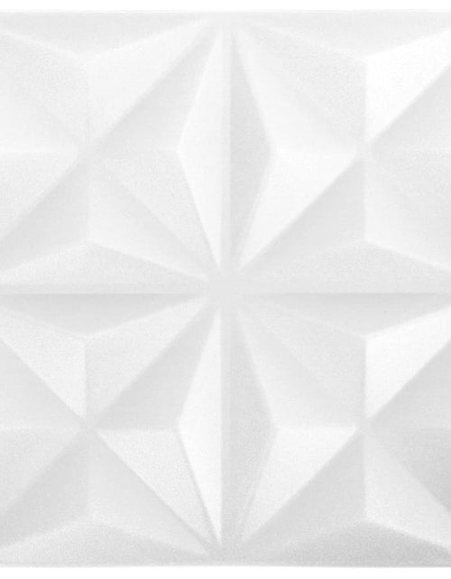 Загрузите изображение в средство просмотра галереи, Panouri de perete 3D 48 buc. alb 50x50 cm model origami 12 m² Lando - Lando
