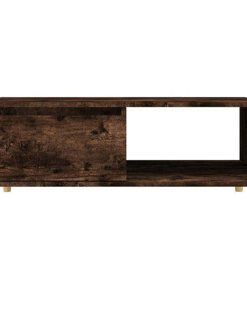 Загрузите изображение в средство просмотра галереи, Măsuță de cafea, stejar fumuriu, 90x60x35 cm, lemn prelucrat Lando - Lando
