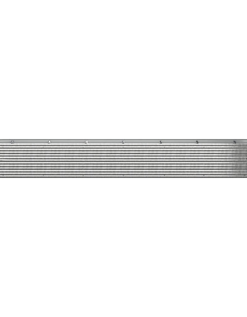 Încărcați imaginea în vizualizatorul Galerie, Jardinieră argintiu 584x140x68 cm oțel vopsit electrostatic - Lando
