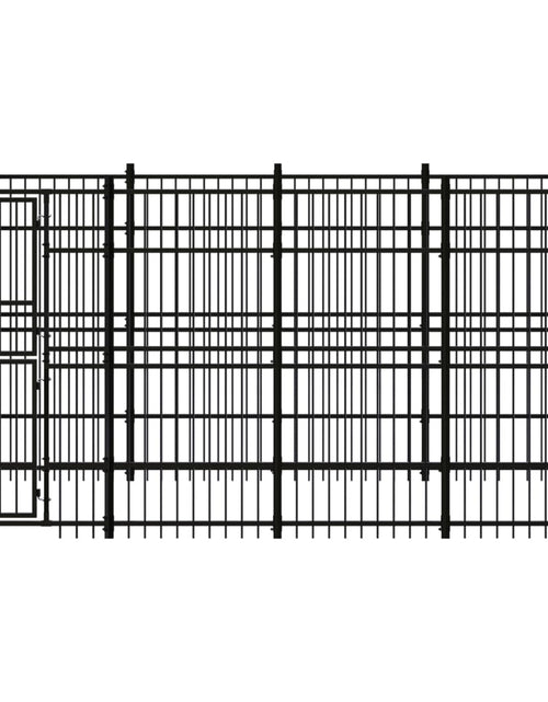 Загрузите изображение в средство просмотра галереи, Padoc pentru câini de exterior, 7,37 m², oțel - Lando
