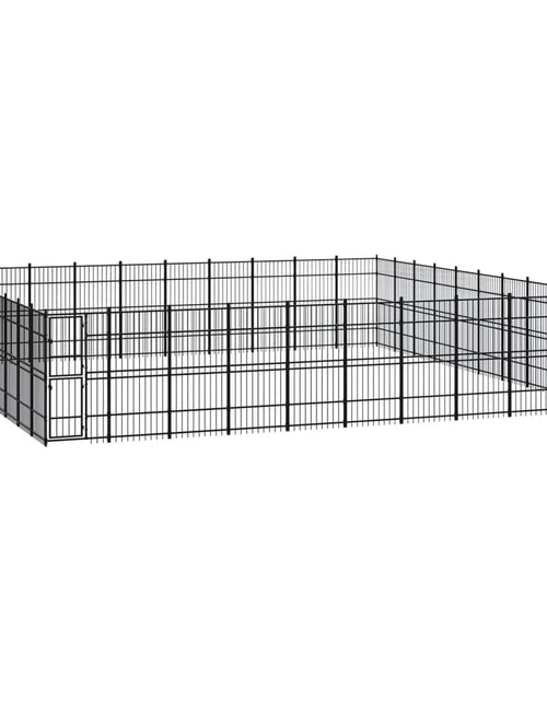 Încărcați imaginea în vizualizatorul Galerie, Padoc pentru câini de exterior, 92,16 m², oțel - Lando
