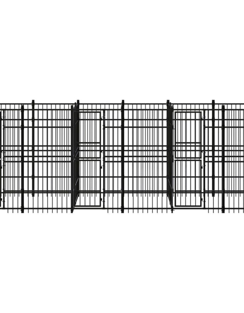 Încărcați imaginea în vizualizatorul Galerie, Padoc pentru câini de exterior, 11,06 m², oțel - Lando
