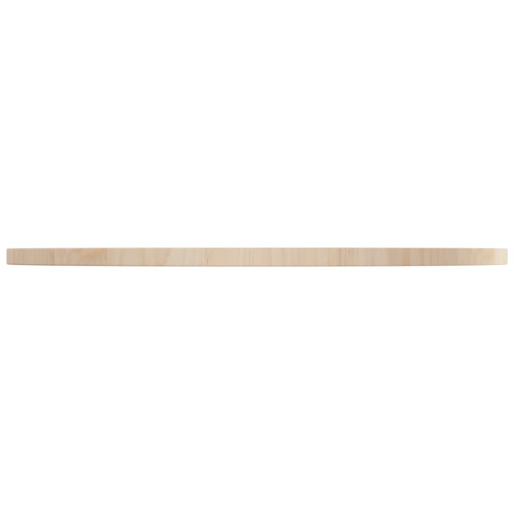 Blat de masă,Ø80x2,5 cm, lemn masiv de pin - Lando