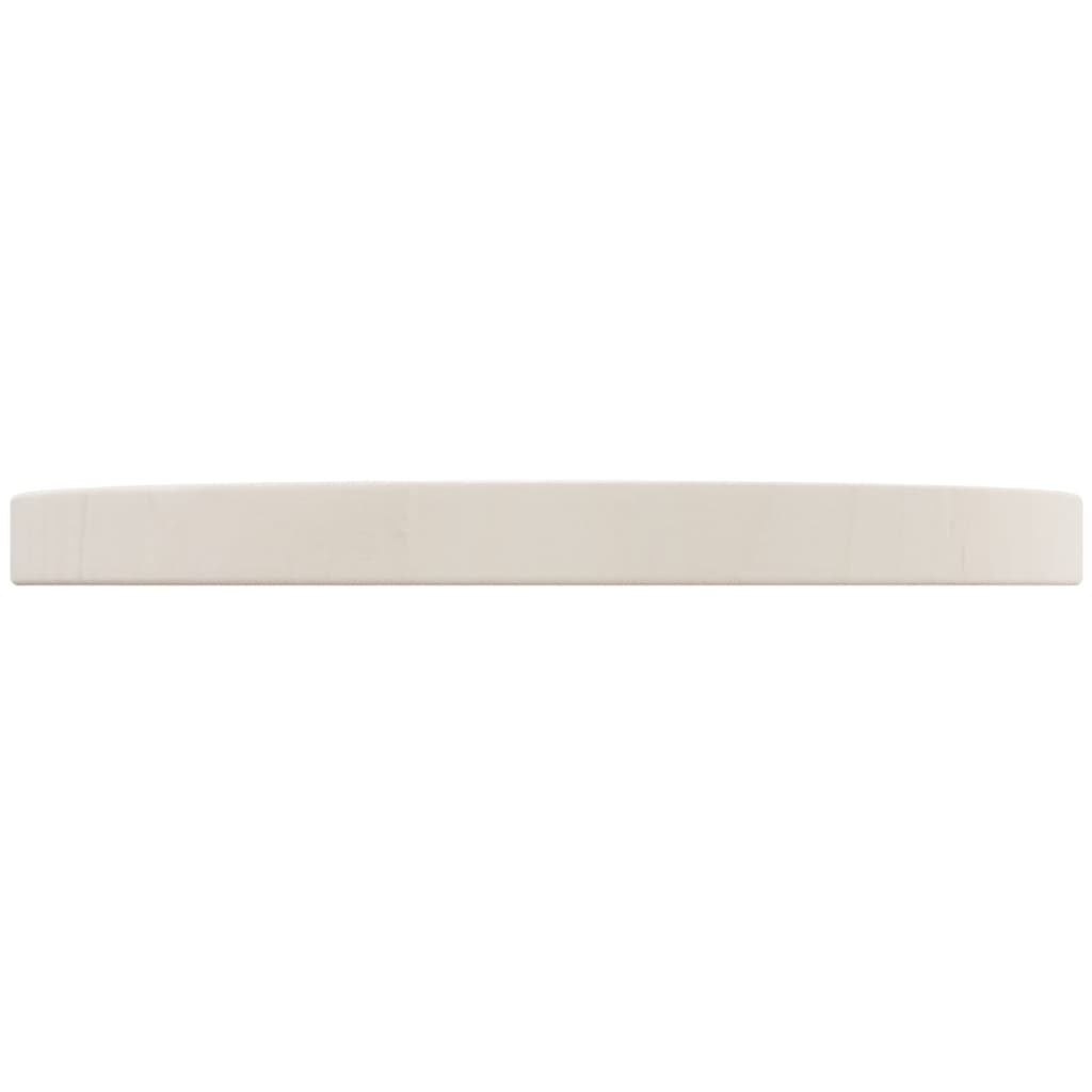 Blat de masă, alb, Ø30x2,5 cm, lemn masiv de pin - Lando