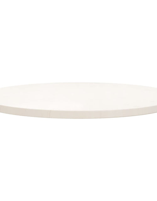 Încărcați imaginea în vizualizatorul Galerie, Blat de masă, alb, Ø70x2,5 cm, lemn masiv de pin
