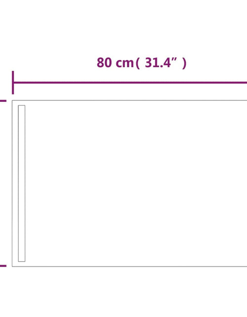 Загрузите изображение в средство просмотра галереи, Oglindă de baie cu LED, 80x50 cm - Lando
