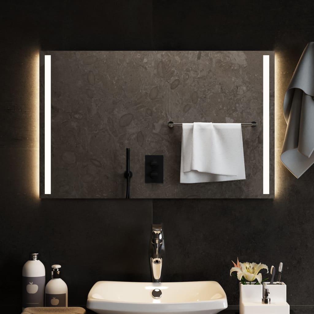 Oglindă de baie cu LED, 80x50 cm - Lando