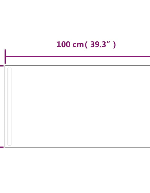 Загрузите изображение в средство просмотра галереи, Oglindă de baie cu LED, 100x50 cm - Lando
