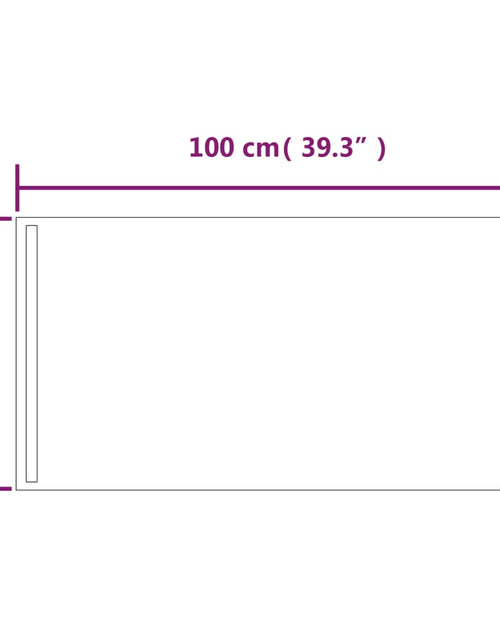 Загрузите изображение в средство просмотра галереи, Oglindă de baie cu LED, 100x60 cm - Lando
