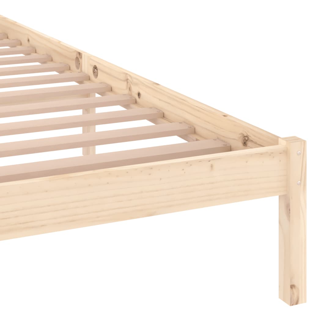 Cadru de pat, 160x200 cm, lemn masiv de pin - Lando