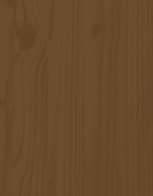 Загрузите изображение в средство просмотра галереи, Pat pentru seniori dublu maro miere, 135x190 cm, lemn masiv pin - Lando
