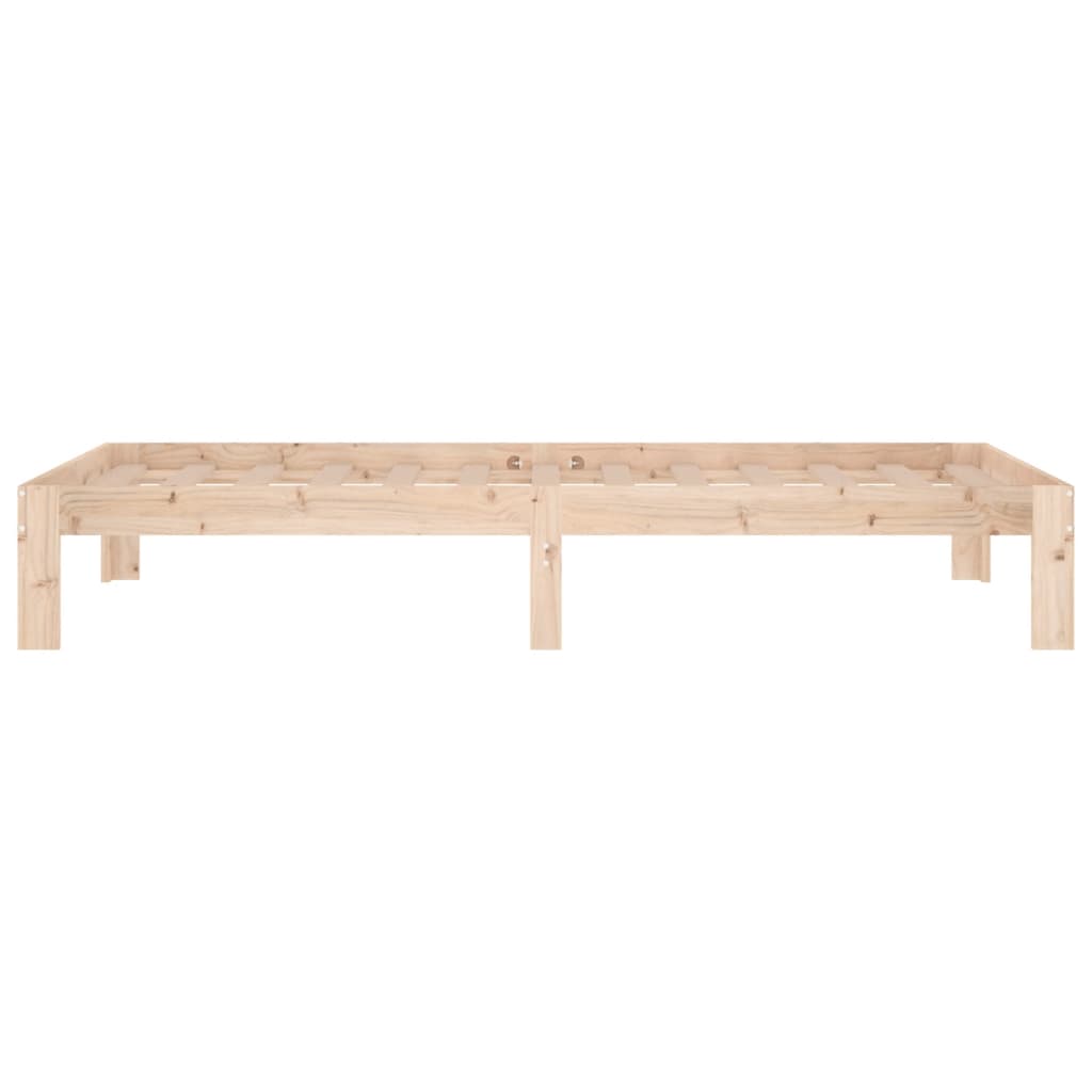 Cadru de pat single, 90x190 cm, lemn masiv - Lando