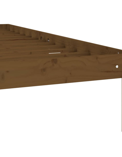 Încărcați imaginea în vizualizatorul Galerie, Cadru de pat, maro miere, 160x200 cm, lemn masiv de pin - Lando
