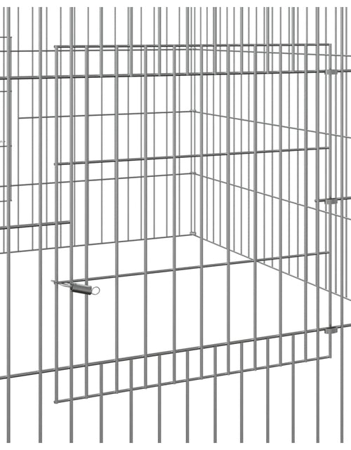 Încărcați imaginea în vizualizatorul Galerie, Cușcă pentru iepuri, 110x110x55 cm, fier galvanizat Lando - Lando
