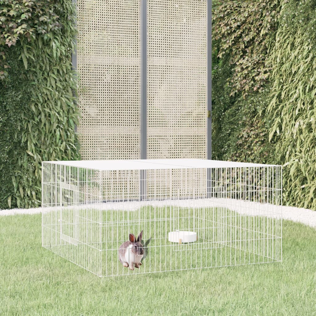 Cușcă pentru iepuri, 110x110x55 cm, fier galvanizat Lando - Lando