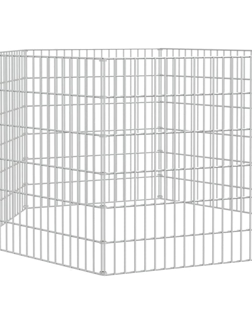 Încărcați imaginea în vizualizatorul Galerie, Cușcă pentru iepuri, 6 panouri, 54x60 cm, fier galvanizat - Lando
