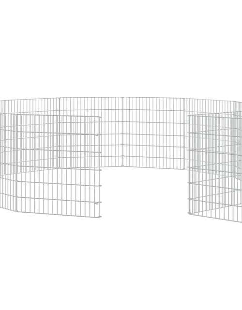 Încărcați imaginea în vizualizatorul Galerie, Cușcă pentru iepuri, 12 panouri, 54x60 cm, fier galvanizat - Lando
