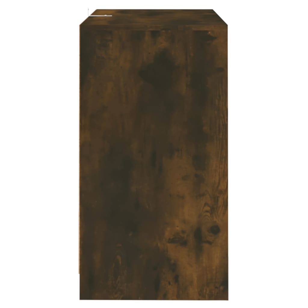 Servante, 2 buc., stejar fumuriu, 70x41x75 cm, lemn prelucrat Lando - Lando
