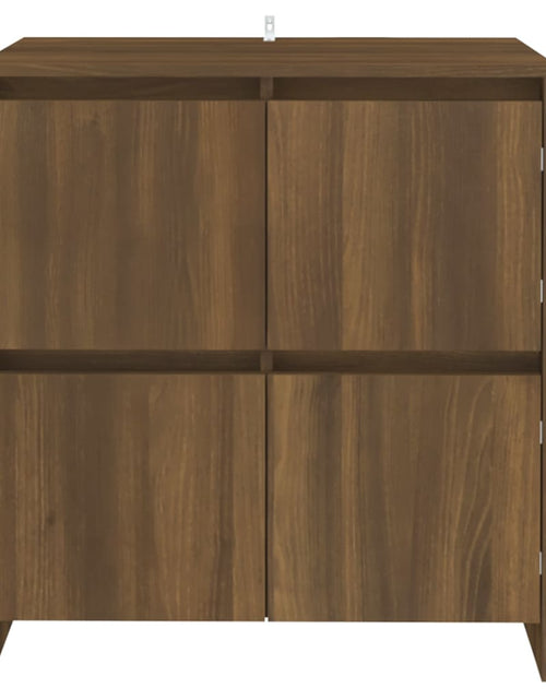 Încărcați imaginea în vizualizatorul Galerie, Servante, 2 buc., stejar maro, 70x41x75 cm, lemn prelucrat Lando - Lando
