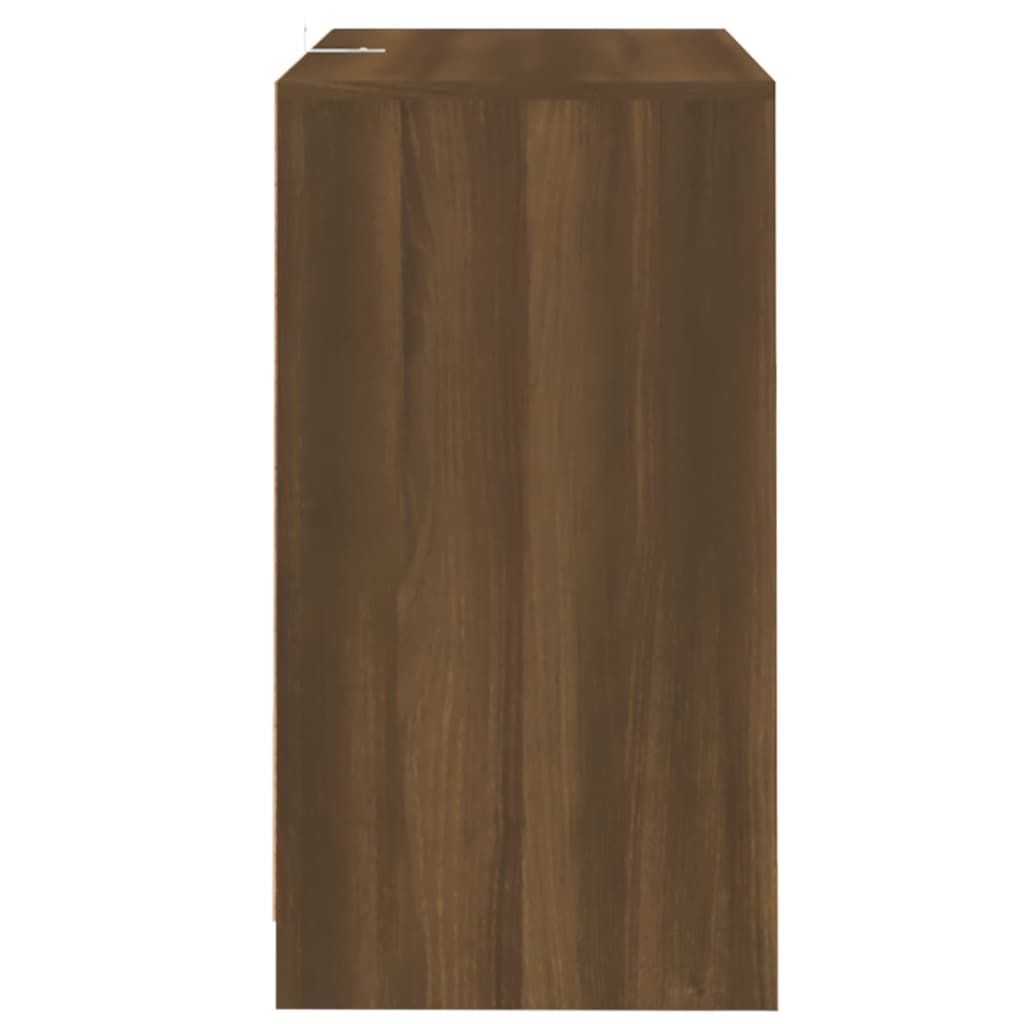 Servante, 2 buc., stejar maro, 70x41x75 cm, lemn prelucrat Lando - Lando