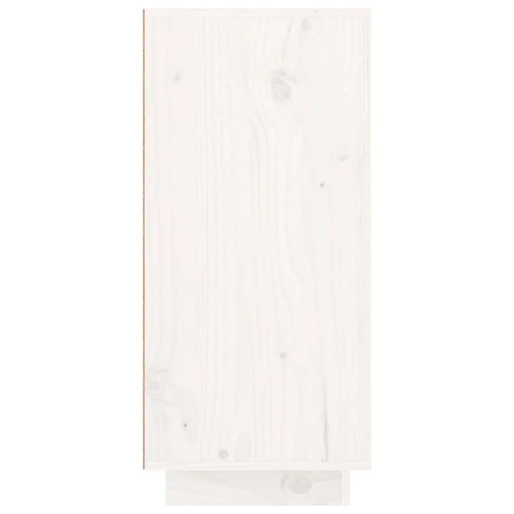 Servantă, alb, 111x34x75 cm, lemn masiv de pin - Lando
