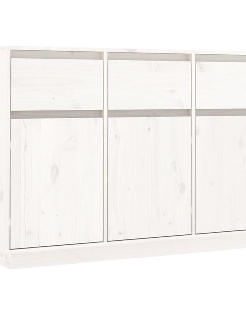 Загрузите изображение в средство просмотра галереи, Servantă, alb, 110x34x75 cm, lemn masiv de pin Lando - Lando
