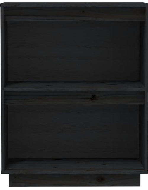 Загрузите изображение в средство просмотра галереи, Dulap consolă, negru, 60x34x75 cm, lemn masiv de pin Lando - Lando
