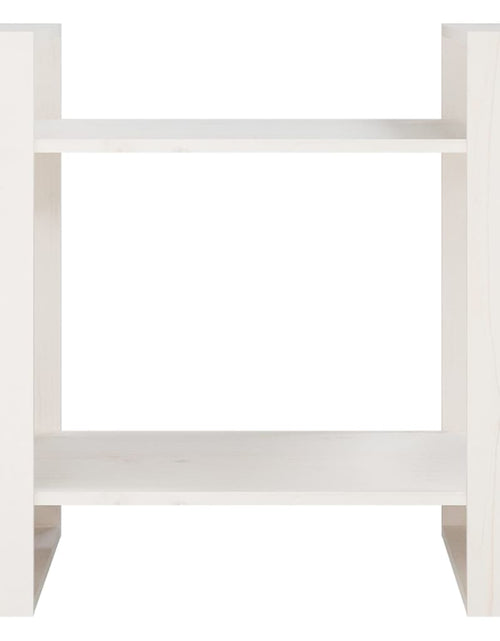 Загрузите изображение в средство просмотра галереи, Bibliotecă/Separator cameră, alb, 60x35x57 cm, lemn masiv pin Lando - Lando
