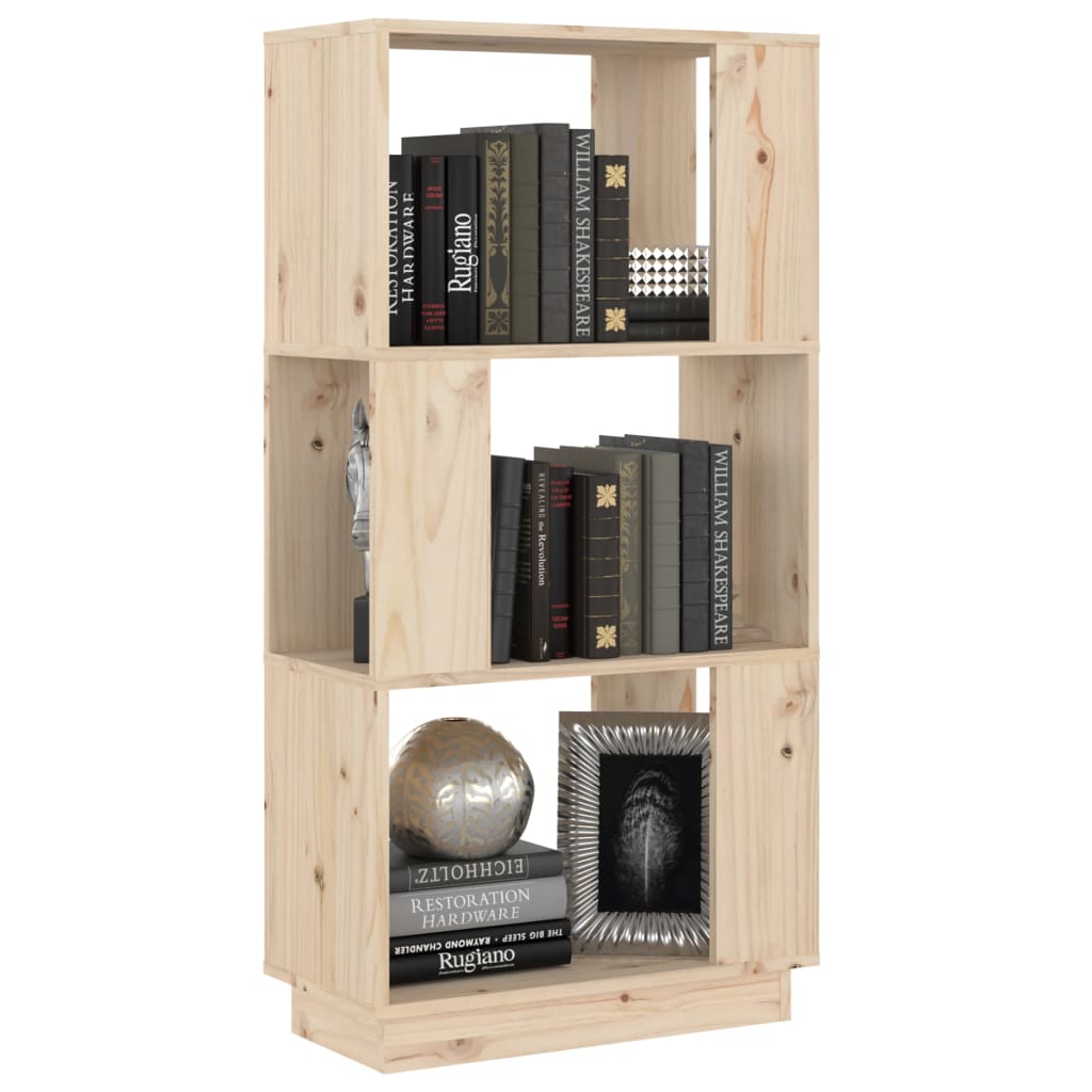 Bibliotecă/Separator cameră, 51x25x101 cm lemn masiv pin Lando - Lando