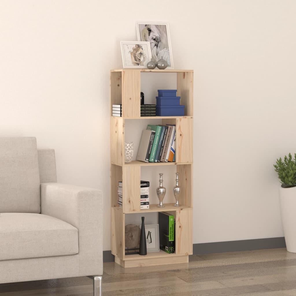 Bibliotecă/Separator cameră, 51x25x132 cm lemn masiv pin Lando - Lando