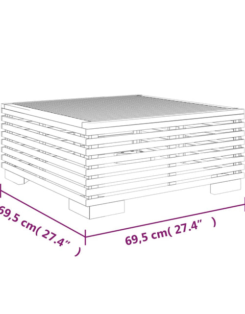 Încărcați imaginea în vizualizatorul Galerie, Set mobilier de grădină, 2 piese, lemn masiv de tec - Lando
